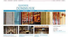 Desktop Screenshot of dommusik-essen.de
